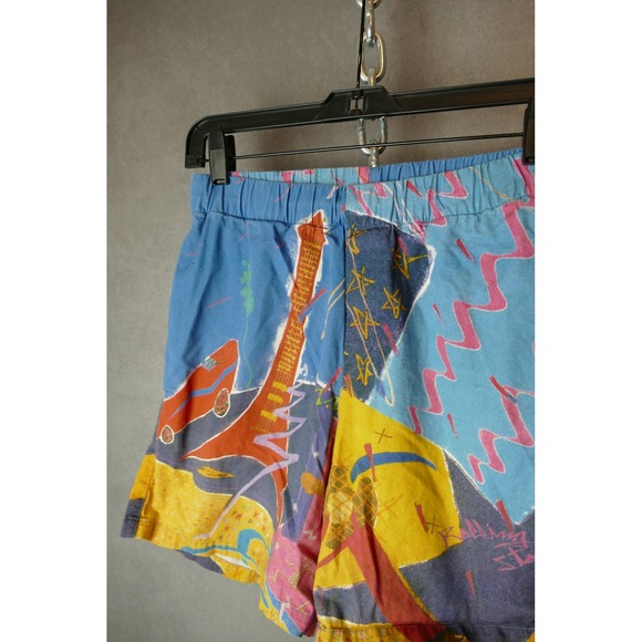 RS No 9 Carnaby Rolling Stones Men's Abstract Print Shorts Elastic Waist Size M - Picture 4 of 9